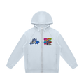 Unisex Raglan Full Zip Hoodie