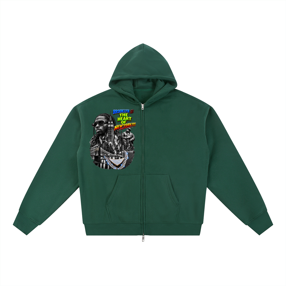 Essential Fleece Zip-Through Hoodie