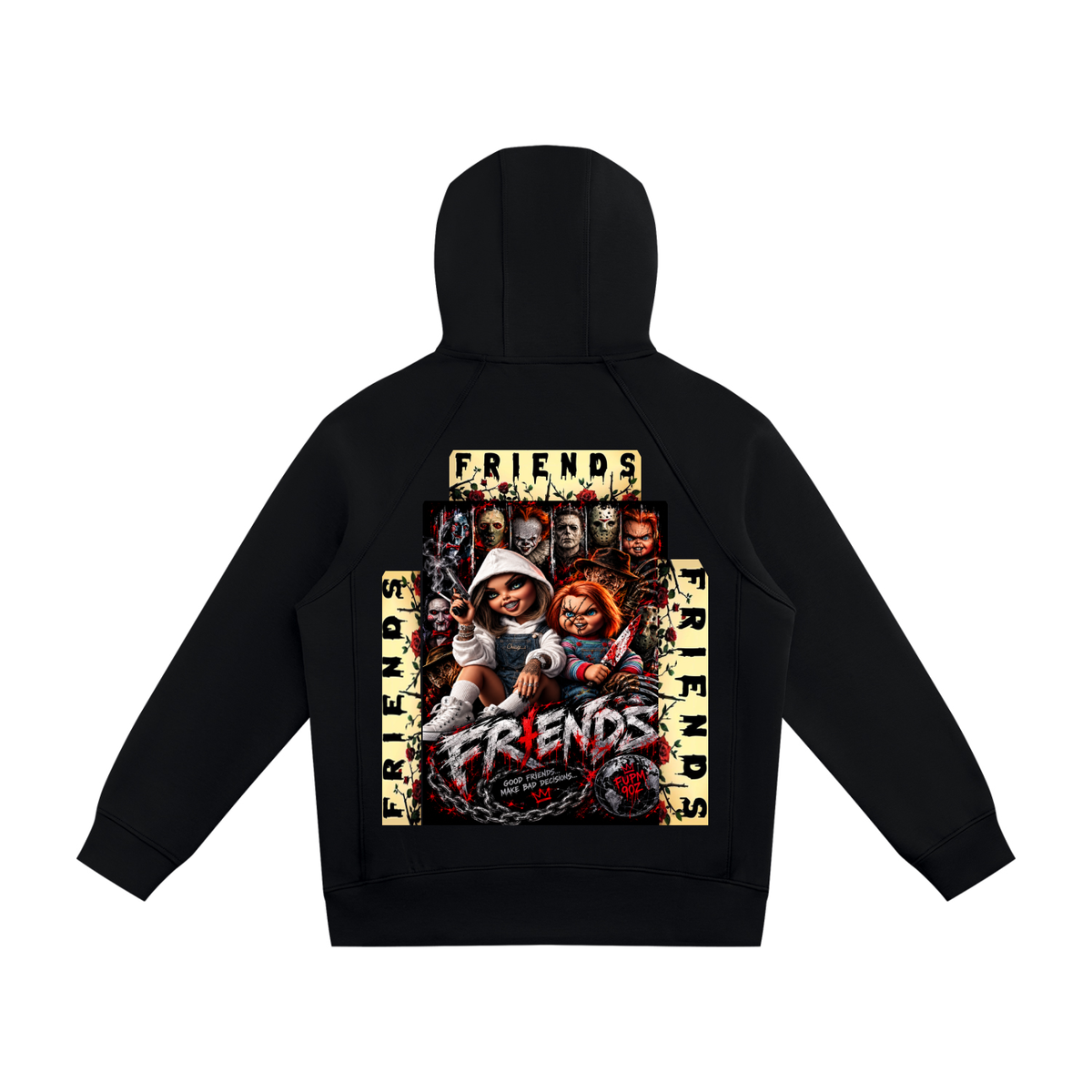 Unisex Raglan Full Zip Hoodie