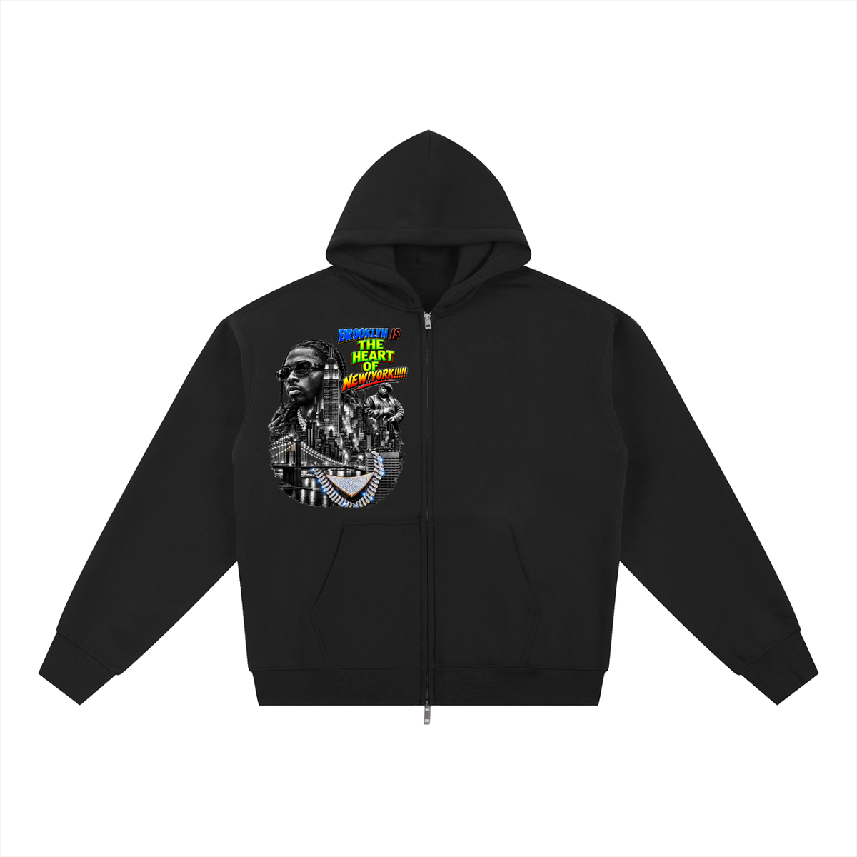 Essential Fleece Zip-Through Hoodie