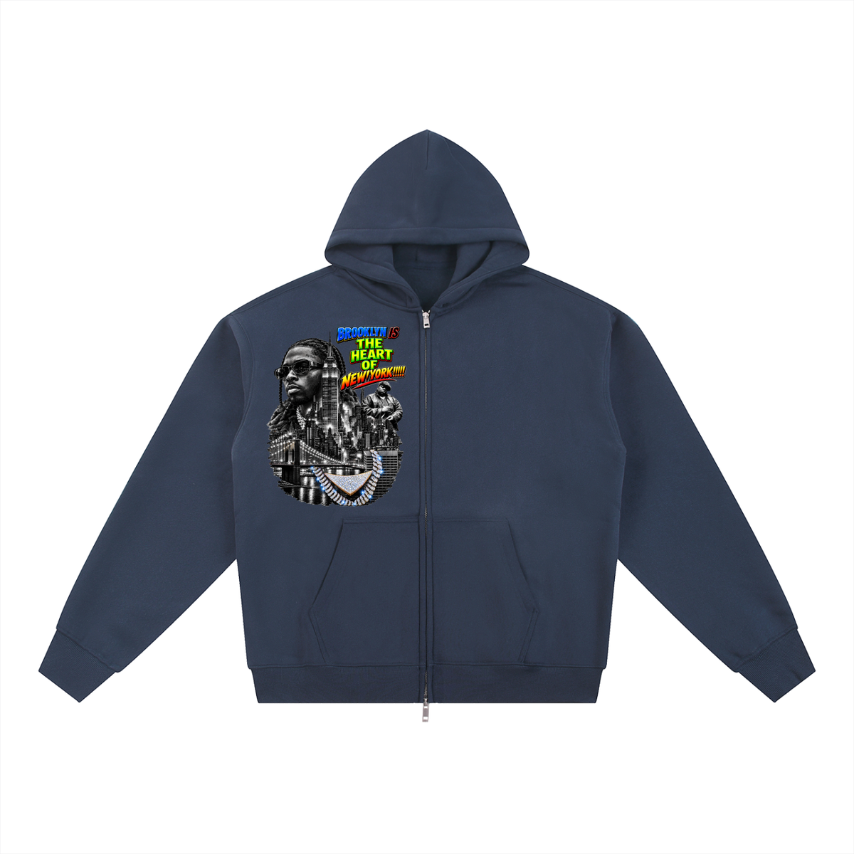 Essential Fleece Zip-Through Hoodie