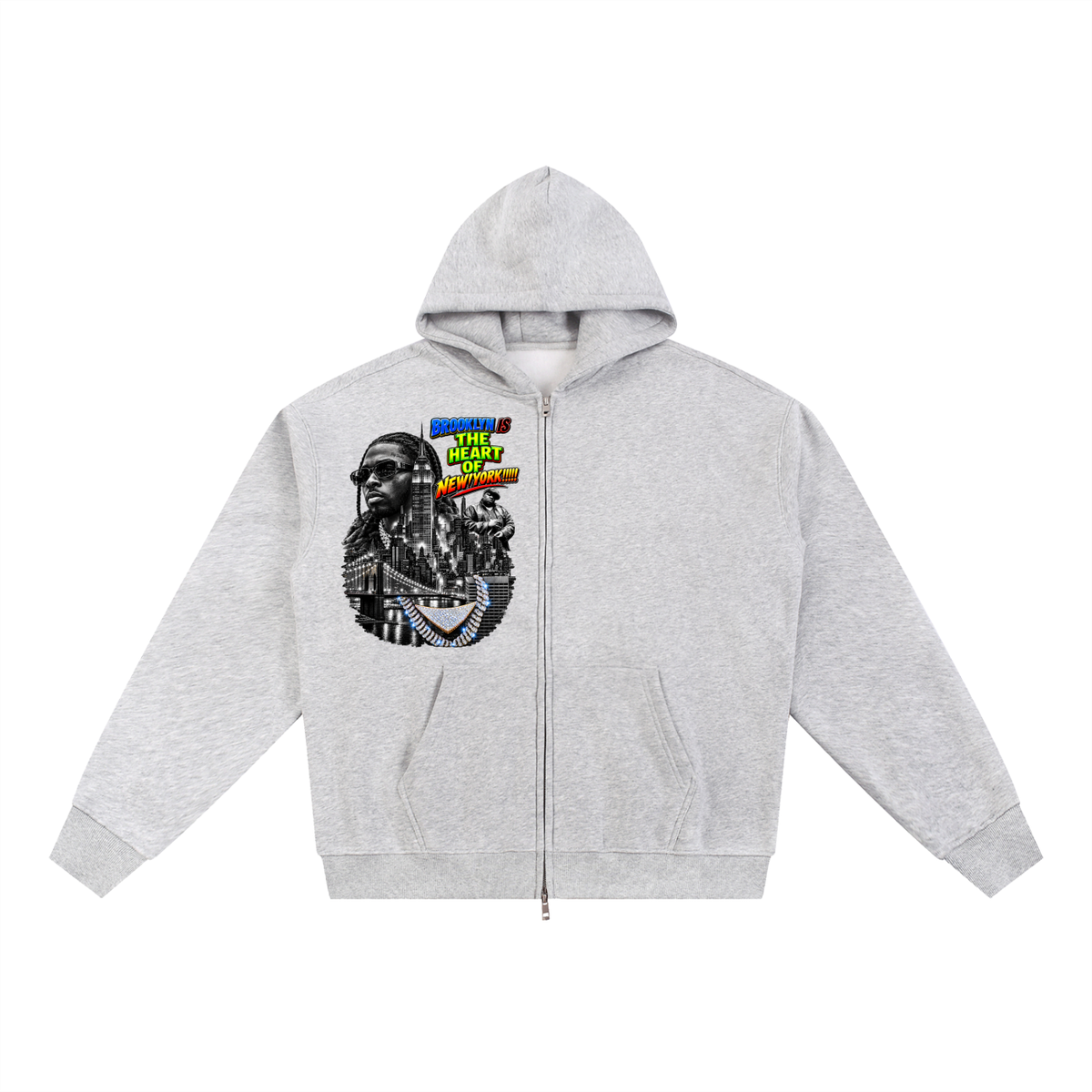 Essential Fleece Zip-Through Hoodie