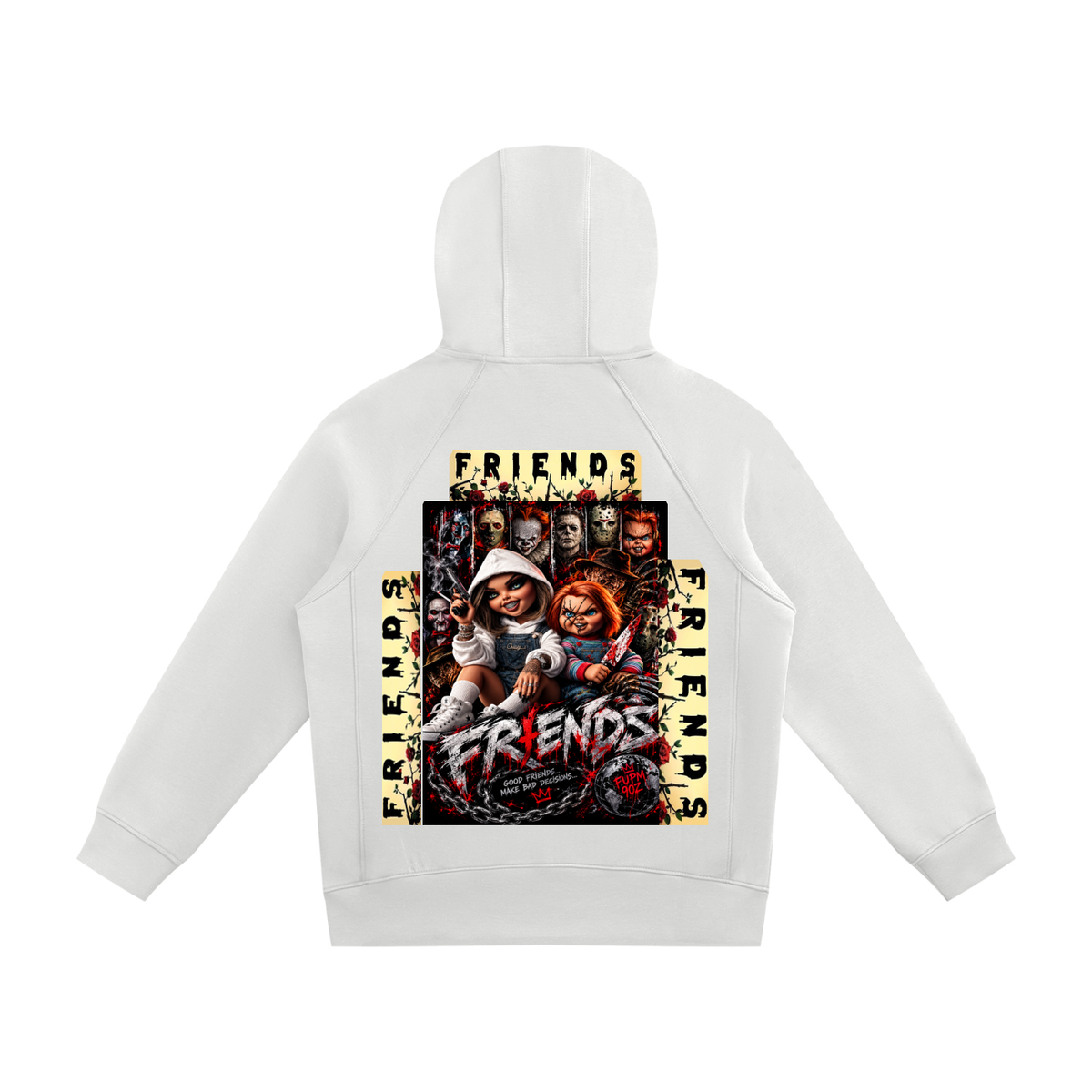 Unisex Raglan Full Zip Hoodie