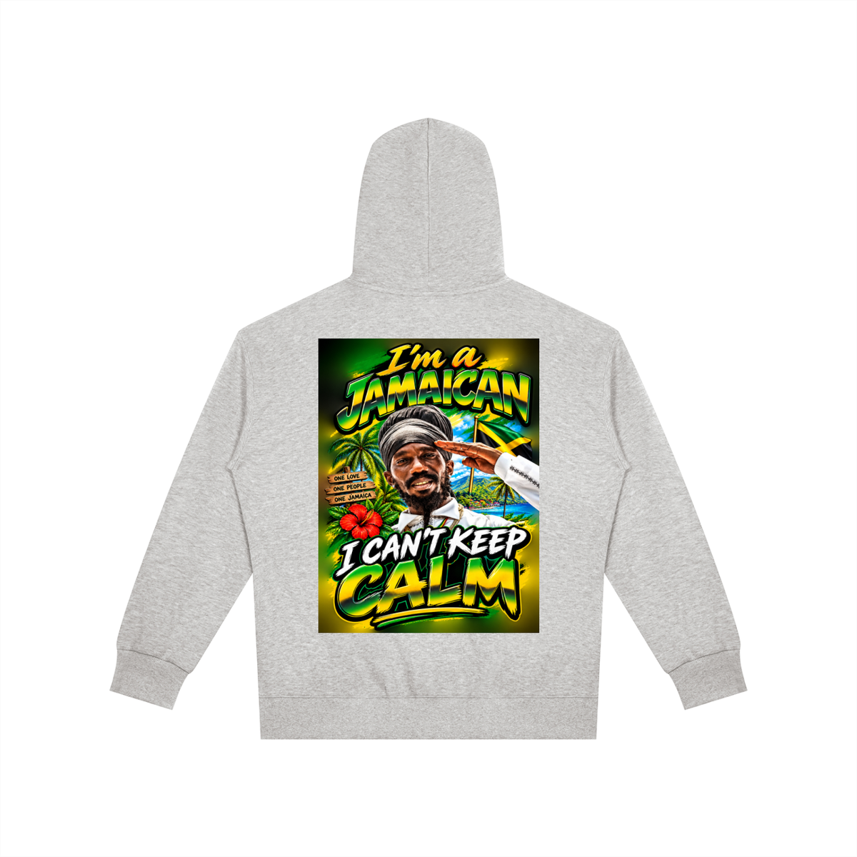 Unisex Oversized Full Zip Hoodie