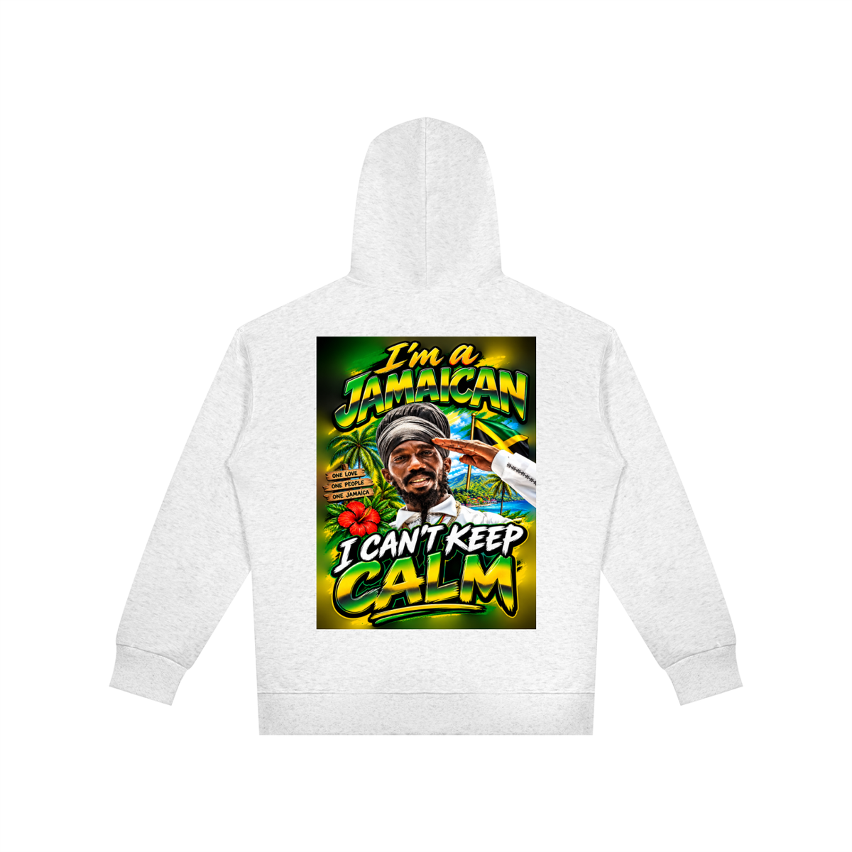 Unisex Oversized Full Zip Hoodie
