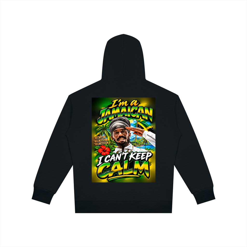 Unisex Oversized Full Zip Hoodie